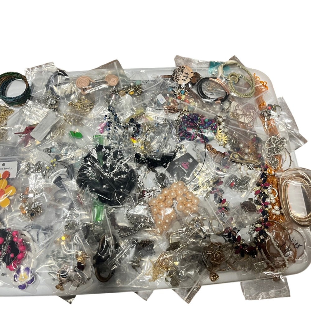 Five Pound Bagged Items All WearableMixed Jewelry ResellerLot- Lot 4